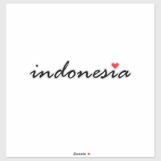I love Indonesia (Sheet)