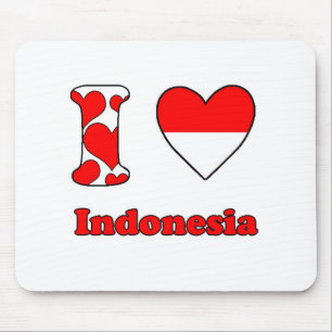 I love Indonesia Mouse Pad