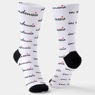I love Indonesia Socks