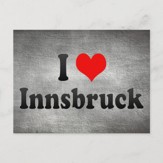I Love Innsbruck, Austria Postcard