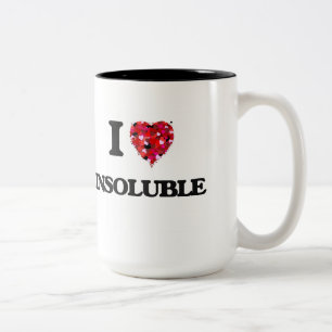 I Love Insoluble Two-Tone Coffee Mug