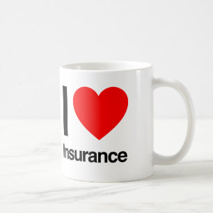 i love insurance coffee mug