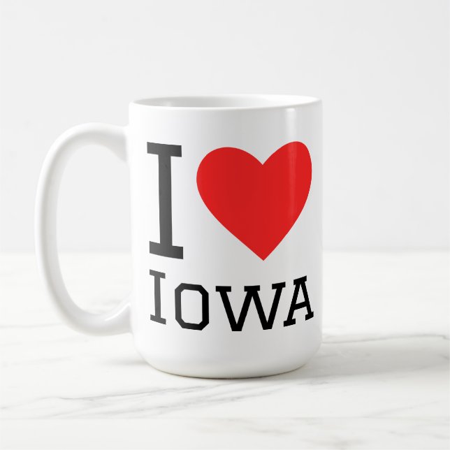 I love Iowa  Coffee Mug (Left)