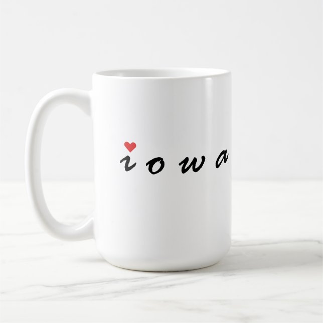 I love Iowa Coffee Mug (Left)