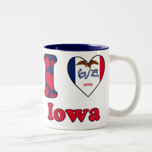 I love Iowa Two-Tone Coffee Mug