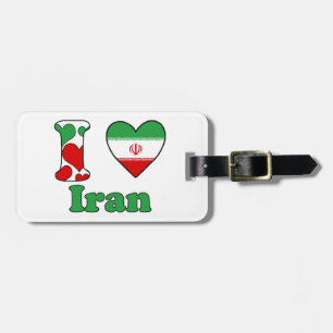 I love Iran Luggage Tag