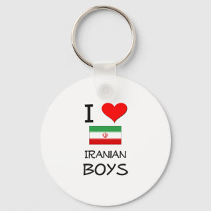 I Love Iranian Boys Key Ring