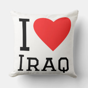 I love iraq cushion