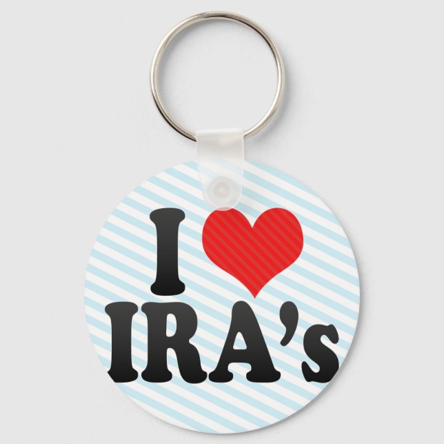 I Love IRA's Key Ring (Front)