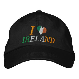 I Love Ireland Embroidered Hat