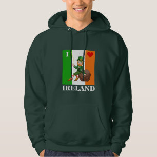 I Love Ireland Hoodie