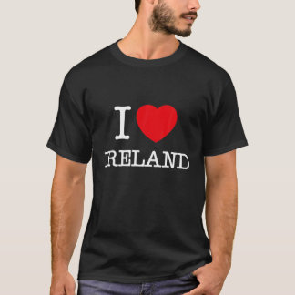 I Love Ireland Novelty Graphic Tees