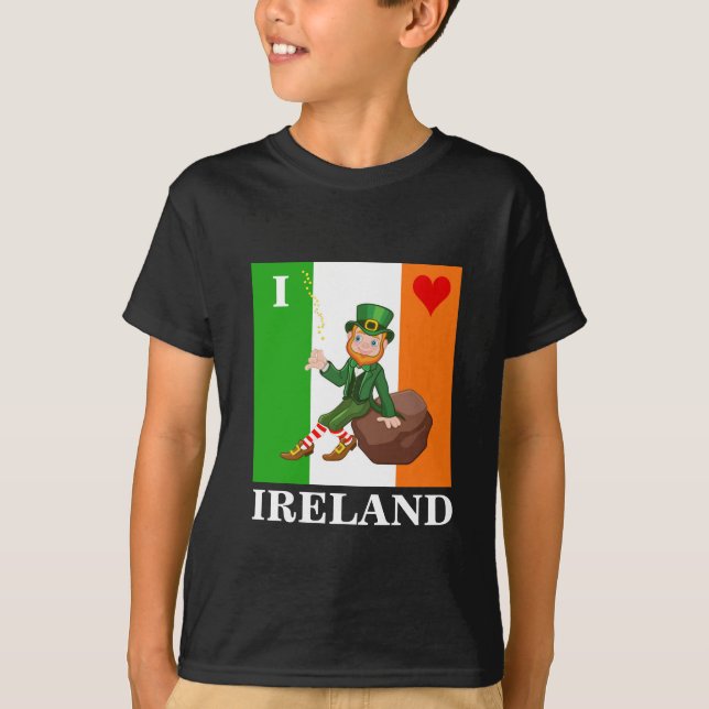 I Love Ireland T-Shirt (Front)