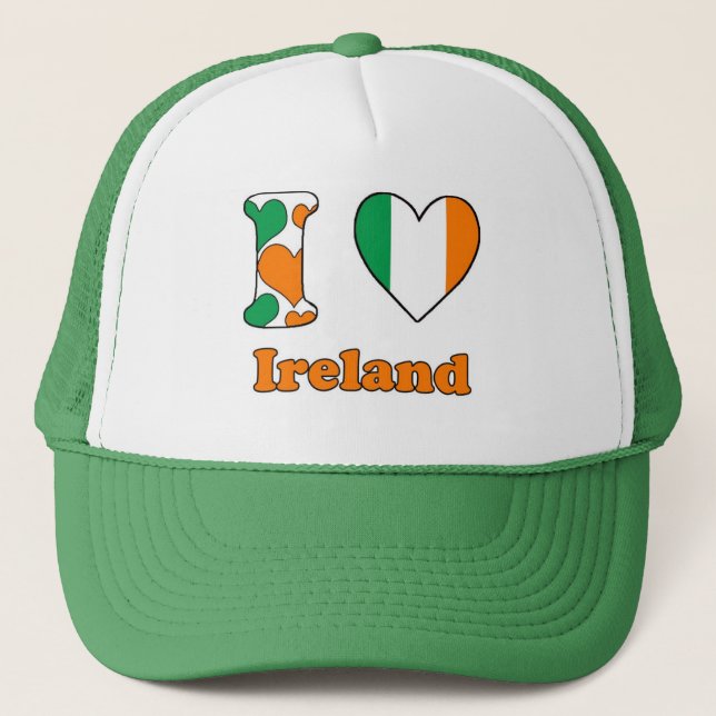 I love Ireland Trucker Hat (Front)