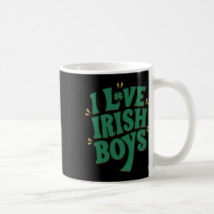 I Love Irish Boys I Heart Irish Boys Funny St. Pat Coffee Mug