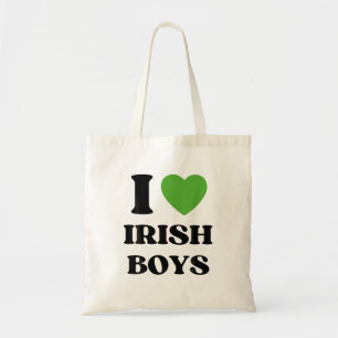 I Love Irish Boys I Red Heart British Boys Ireland Tote Bag