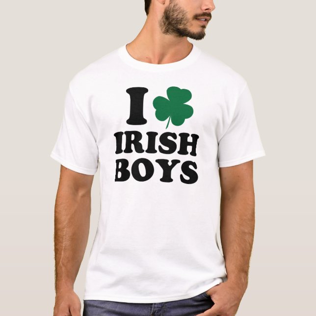 I Love Irish Boys T-Shirt (Front)