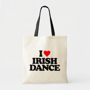 I LOVE IRISH DANCE TOTE BAG