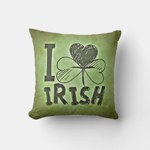 I Love Irish Pillow