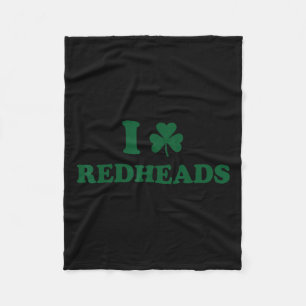 I Love Irish Redheads Boys By1 Fleece Blanket