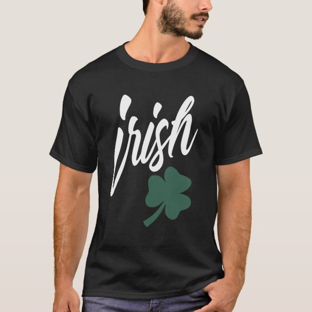 I Love Irish St. Patrick's Day T-Shirt (Front)