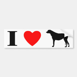 I Love Irish Wolfhounds Bumper Sticker