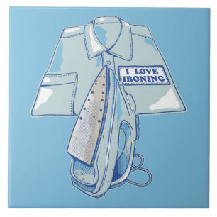 I love ironing funny iron ceramic tile