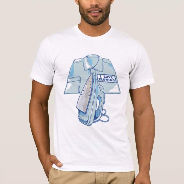I love ironing funny iron T-Shirt (Front)