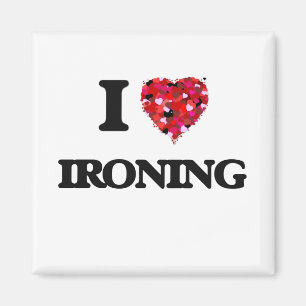 I Love Ironing Magnet