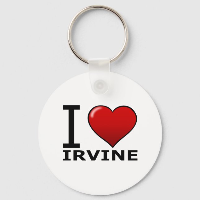I LOVE IRVINE,CA - CALIFORNIA KEY RING (Front)