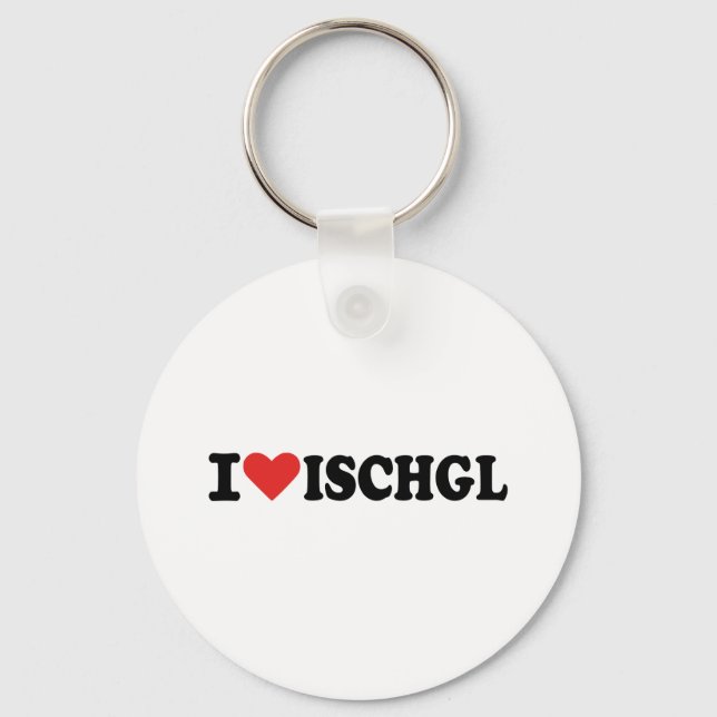 I love Ischgl Key Ring (Front)