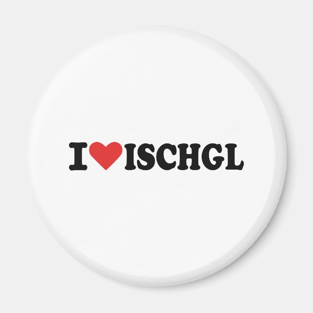 I love Ischgl Magnet (Front)
