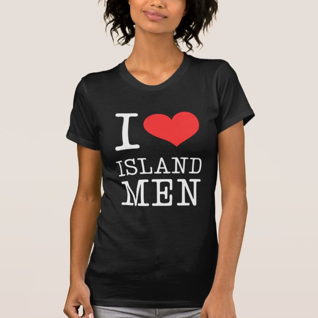 I Love Island Men T-Shirt  (Front)
