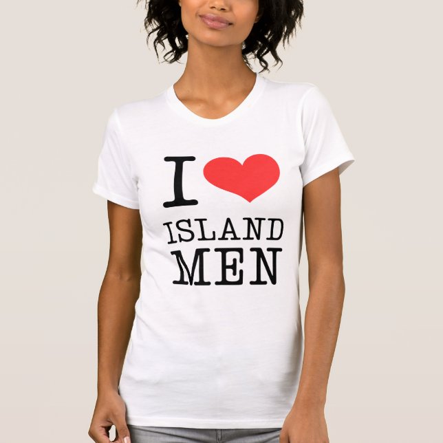 I Love Island Men T-Shirt  (Front)