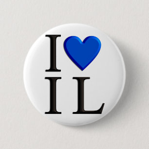 I Love Israel 6 Cm Round Badge
