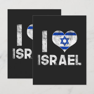 I Love Israel Card