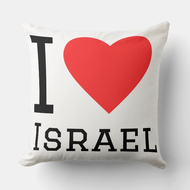 I love Israel  Cushion (Front)
