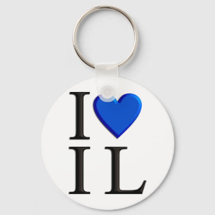 I Love Israel Key Ring