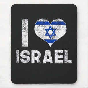 I Love Israel Mouse Pad