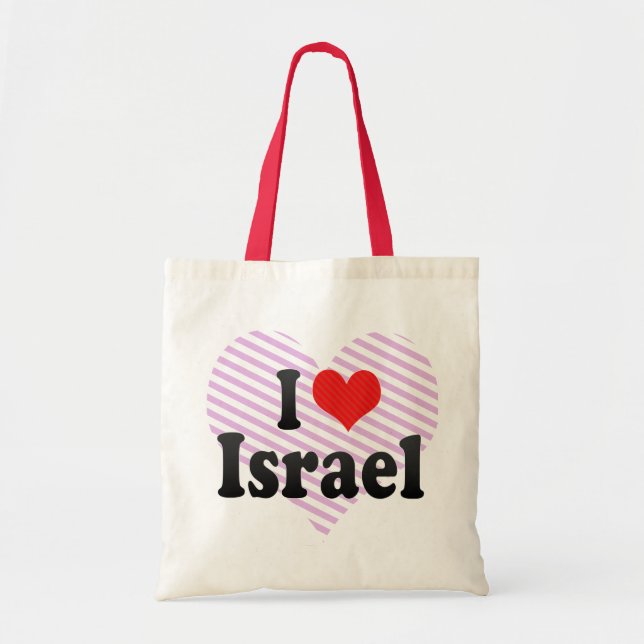 I Love Israel Tote Bag (Front)