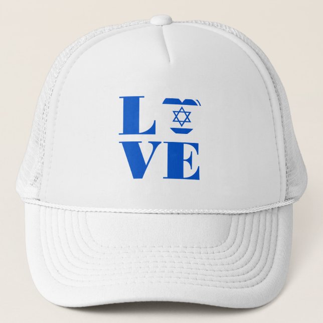 I love Israel Trucker Hat (Front)