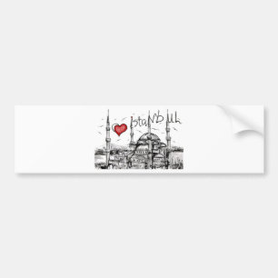 I love Istanbul Bumper Sticker