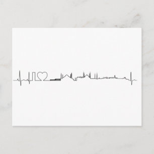 I love Istanbul (ecg style) souvenir Postcard