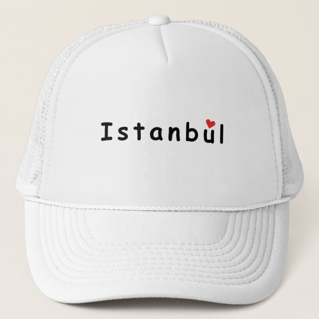 I love Istanbul Trucker Hat (Front)