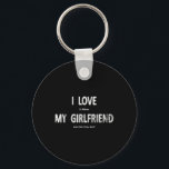 I Love It When My Girlfriend Lets Me Play Golf Fun Key Ring<br><div class="desc">I Love It When My Girlfriend Lets Me Play Golf Funny</div>