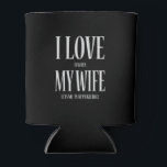 I Love It When My Wife Lets Me Play Pickleball Fun Can Cooler<br><div class="desc">This is a great gift for your family,  friends during Hanukkah holiday. They will be happy to receive this gift from you during Hanukkah holiday.</div>