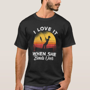 I Love It When She Bends Over Ice Fishing Ice Fish T-Shirt