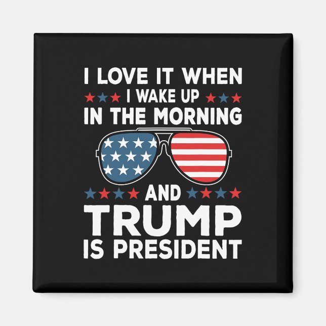 I Love It When Trump Is President 47 Inauguration  Magnet (Front)