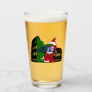 I Love Italia Glass