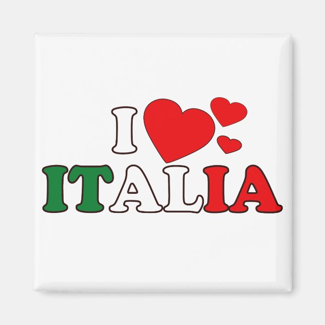 I Love Italia Magnet (Front)